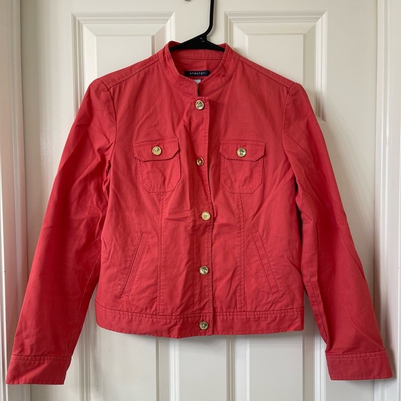 Jones Wear Jackets & Blazers - Jones Wear - Coral Utility Jacket - Petite Medium - EUC!